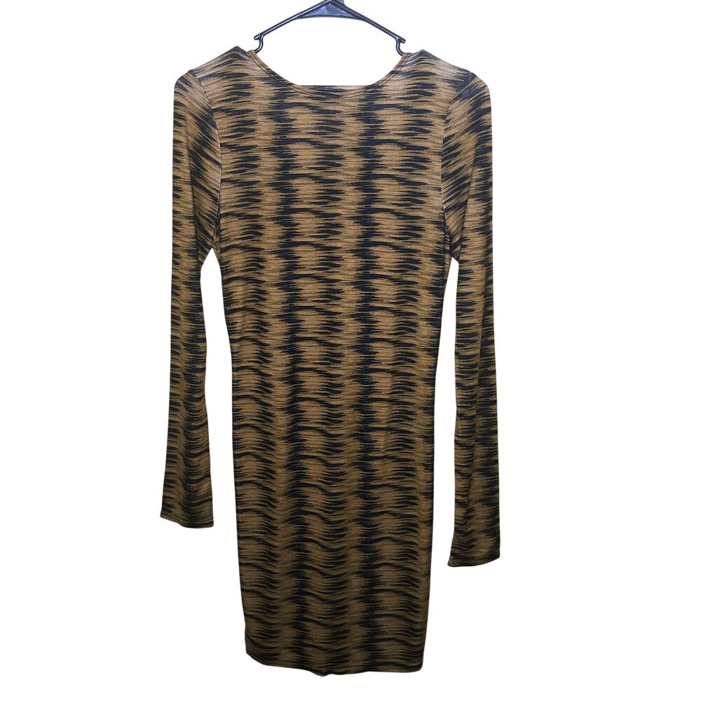 American Apparel Long Sleeve Low Back Dress New M